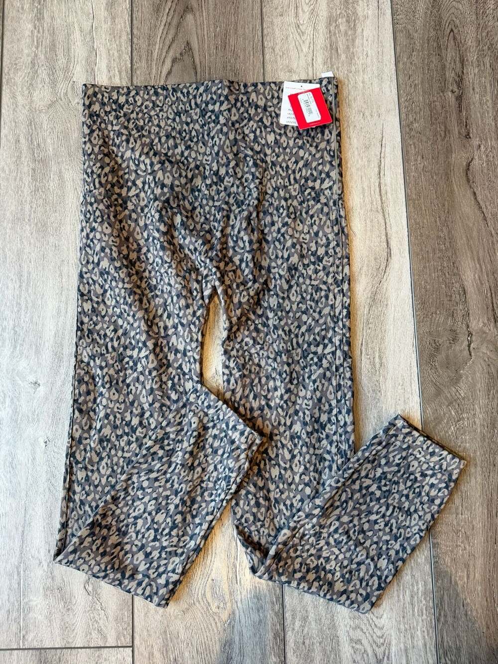 Spanx Seamless Camo Mini Leopard Leggings Size XL/TG